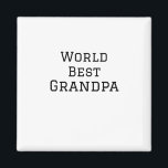 Imã World best Grandpa adiciona nome texto esportes te<br><div class="desc">design</div>