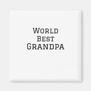 Imã World best Grandpa adiciona nome texto esportes te