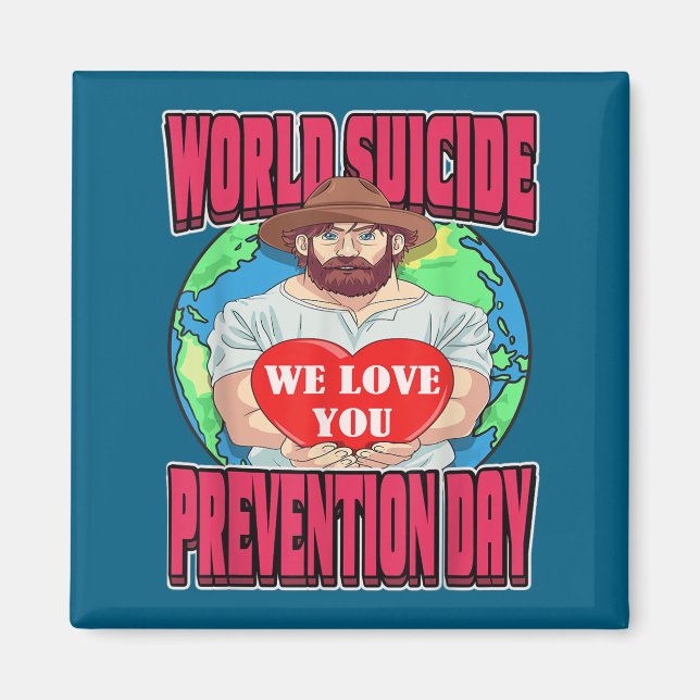 Imã World Suicide Prevention Day Motivational Dad Sept (Frente)
