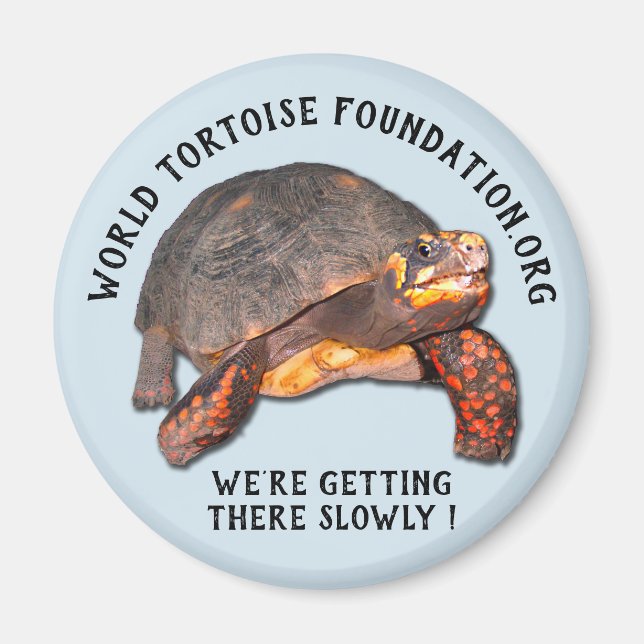 Imã World Tortoise Foundation Magnet (Frente)