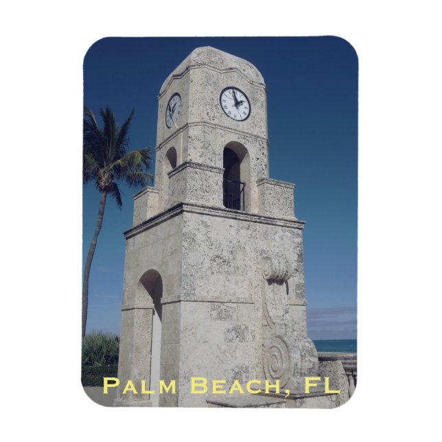 Ímã Worth Avenue Clock Tower - Palm Beach, FL (Vertical)