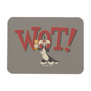 Ímã "Wot!" SYLVESTER™ E TWEETY™ Hipnotizados