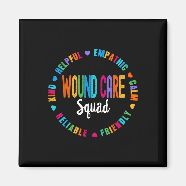 Imã Wound Care Nurse Squad Appreciation Sta (Frente)