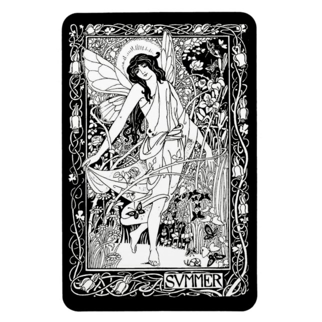Ímã WQ MAGNET: Art Nouveau Fairy (Vertical)