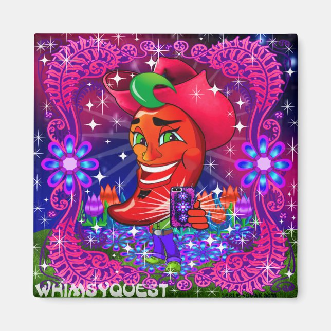 Imã WQ TOYS MAGNET: Scott Hot Pepper "Diga Queijo" (Frente)