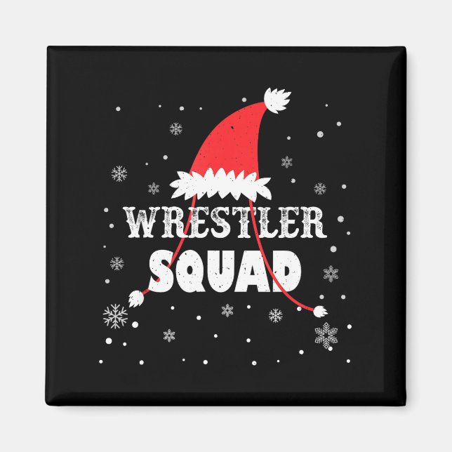 Imã Wrestler Squad Christmas Wrestling Matching Xmas  (Frente)