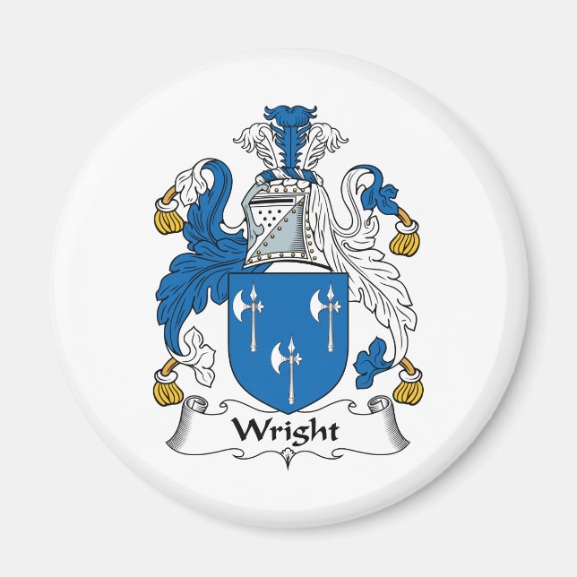 Imã Wright Family Crest (Frente)