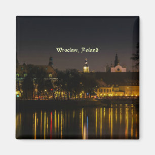 Imã Wroclaw, fotografia de capa de Polônia, crepúscu