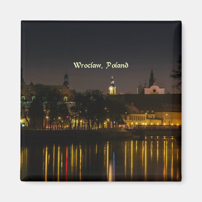 Imã Wroclaw, fotografia de capa de Polônia, crepúsculo (Frente)