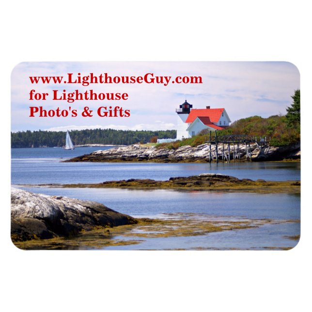Ímã www.LighthouseGuy.com Magnet Premium Flexi (Horizontal)