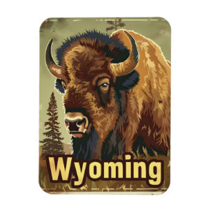 Ímã Wyoming American Bison
