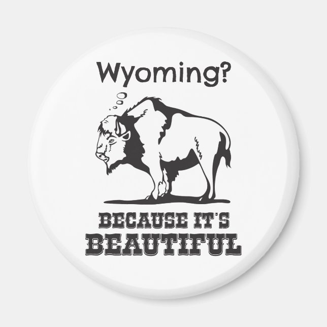 Imã Wyoming? Porque é lindo (Frente)