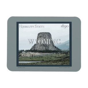 Ímã Wyoming Poster