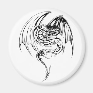 Imã Wyvern Dragon São Criaturas Míticas Fantásticas