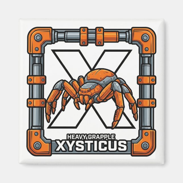Imã X is for Xysticus (Crab Spider) – GTA Style ABC  (Frente)