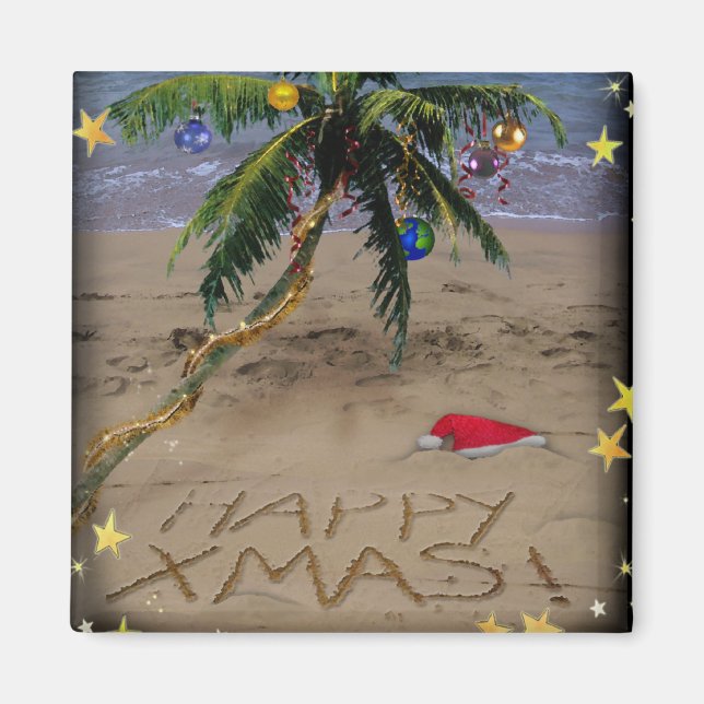 Imã X-mas tropical (Frente)