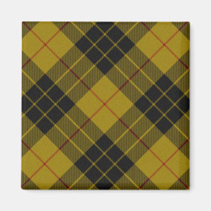 Imã Xadrez amarela de tartan MacLeod