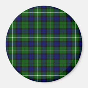 Imã Xadrez azul-tartan
