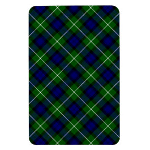 Ímã Xadrez azul-tartan