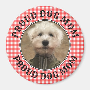 Imã Xadrez de Verificação de Buffalo Vermelho do País 