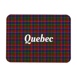 Ímã Xadrez do Quebec Tartan