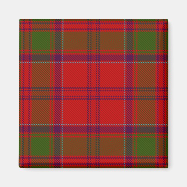 Imã Xadrez Escocesa Clan Drummond Tartan (Frente)