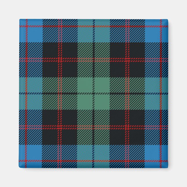 Imã Xadrez Escocesa Clan Guthrie Tartan (Frente)
