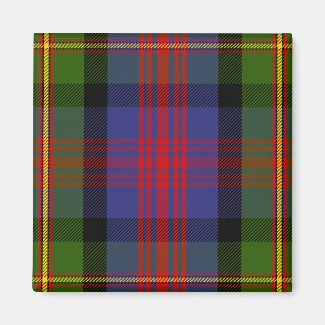Imã Xadrez Escocesa Clan MacLennan Tartan (Frente)
