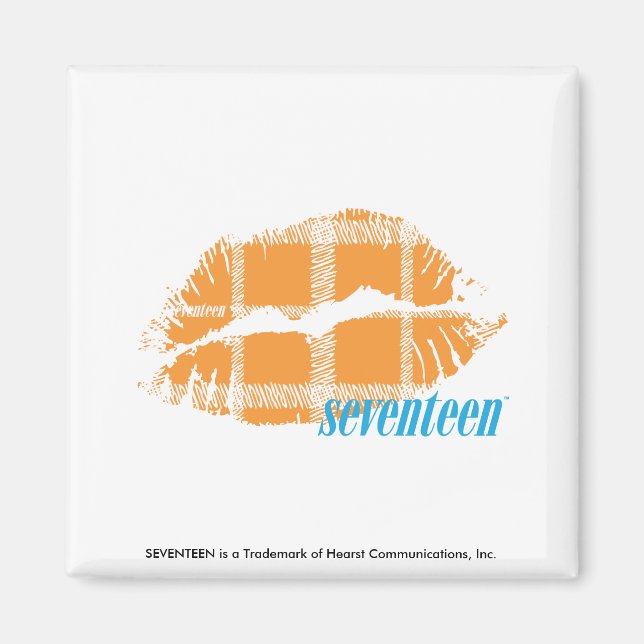 Imã Xadrez Laranja (Frente)