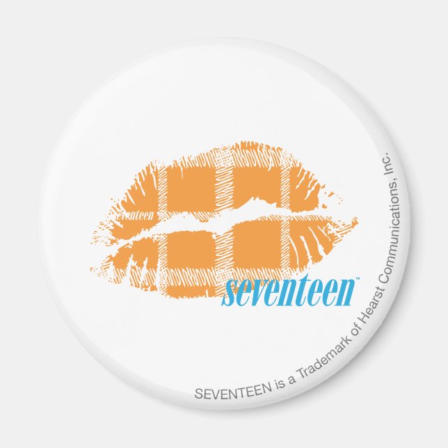 Imã Xadrez Laranja (Frente)