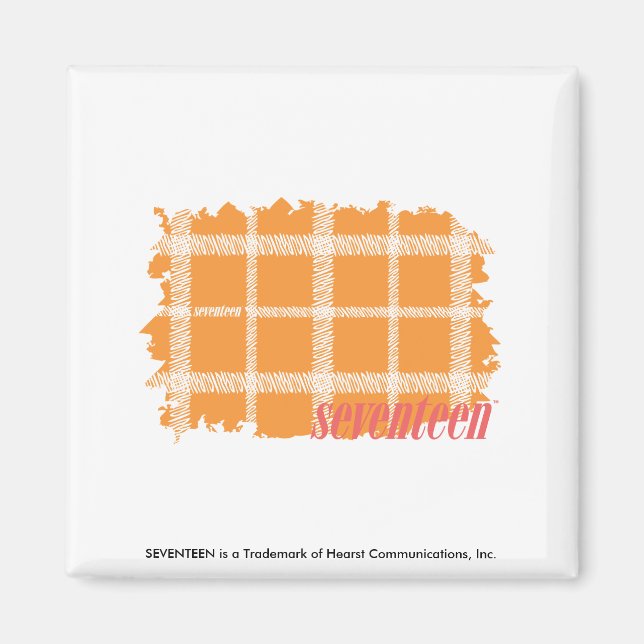 Imã Xadrez Laranja 3 (Frente)