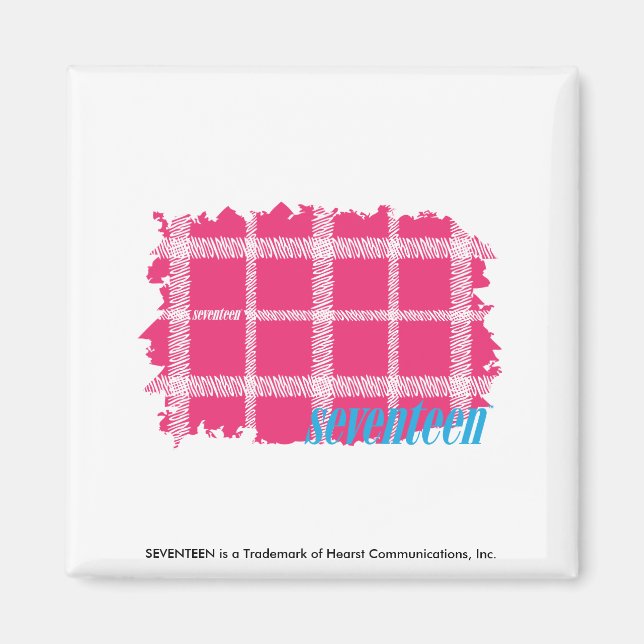 Imã Xadrez Magenta 4 (Frente)