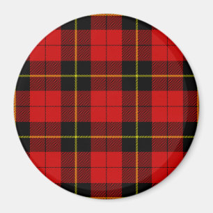 Imã Xadrez preto Wallace Tartan