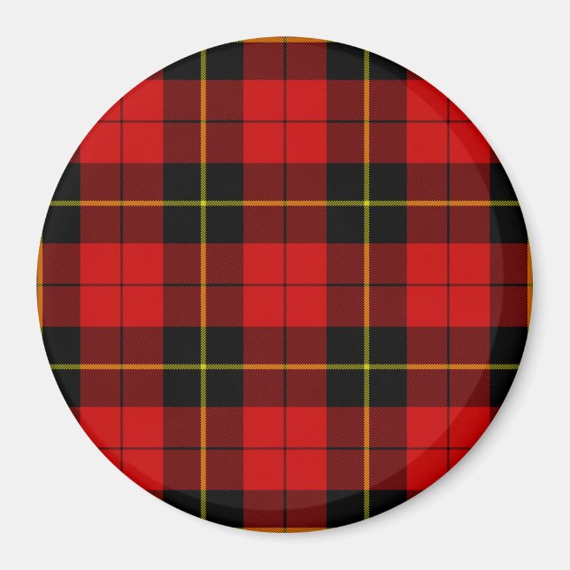 Imã Xadrez preto Wallace Tartan (Frente)