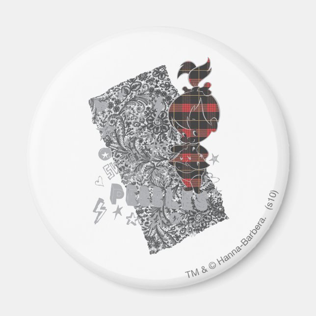 Imã XADREZ Punk PEBBLES™ (Frente)