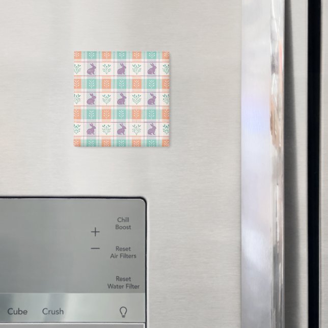 Imã Xadrez Quadriculado Páscoa   (In Situ (Fridge))