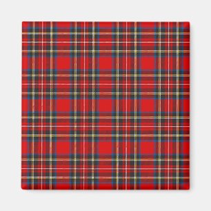 Imã Xadrez Real Stewart Tartan Padrão Escocês