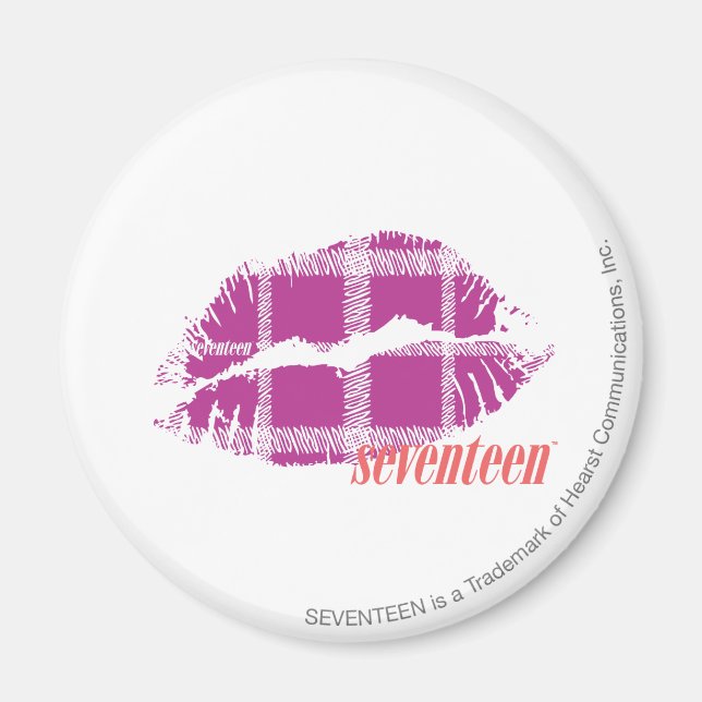 Imã Xadrez Roxo (Frente)