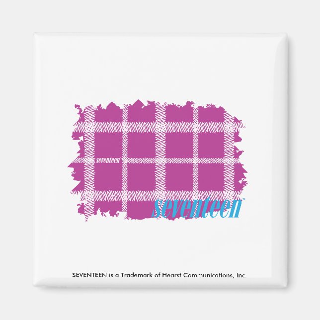 Imã Xadrez Roxo 4 (Frente)