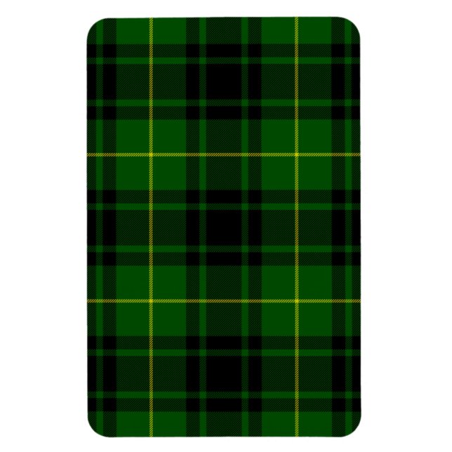 Ímã Xadrez verde MacArthur tartan (Vertical)