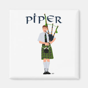 Imã XADREZ Verde PIPER