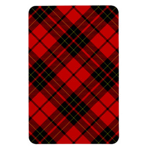 Ímã Xadrez vermelha do Brodie tartan