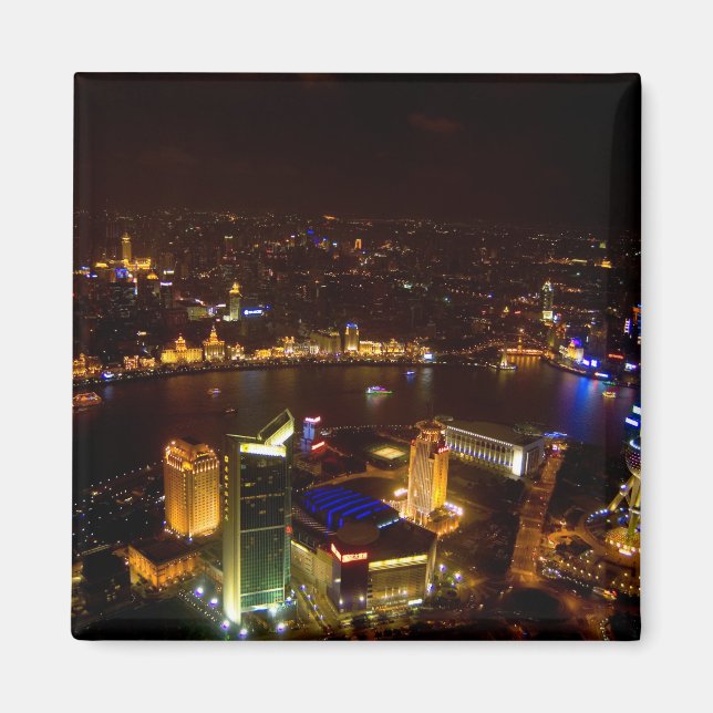 Imã Xangai China magnífica paisagem com moderno (Frente)