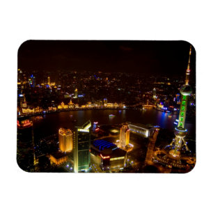 Ímã Xangai China maravilhosa paisagem com moderno