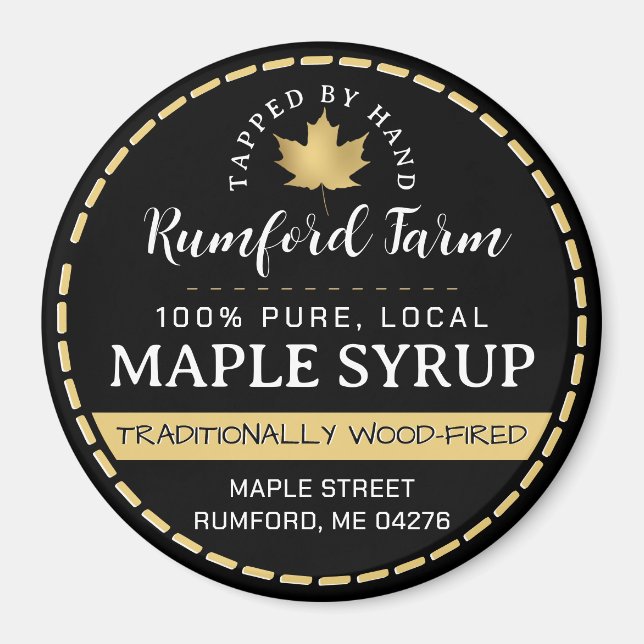 Imã Xarope de Promocional de Mercado do Agricultor Dou (Frente)