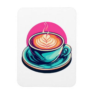 Ímã xícara de cappuccino