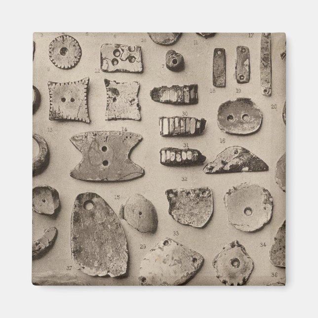 Imã XII enfeites Shell, então Califórnia (Frente)