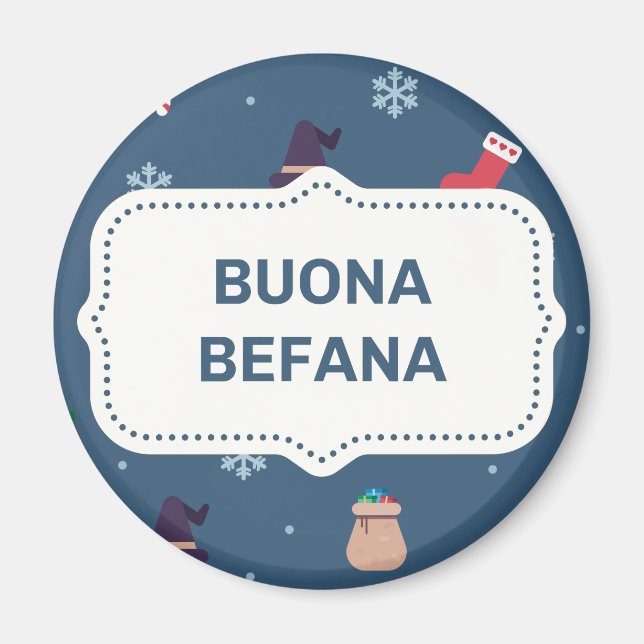 Imã xmas buona Befana (Frente)