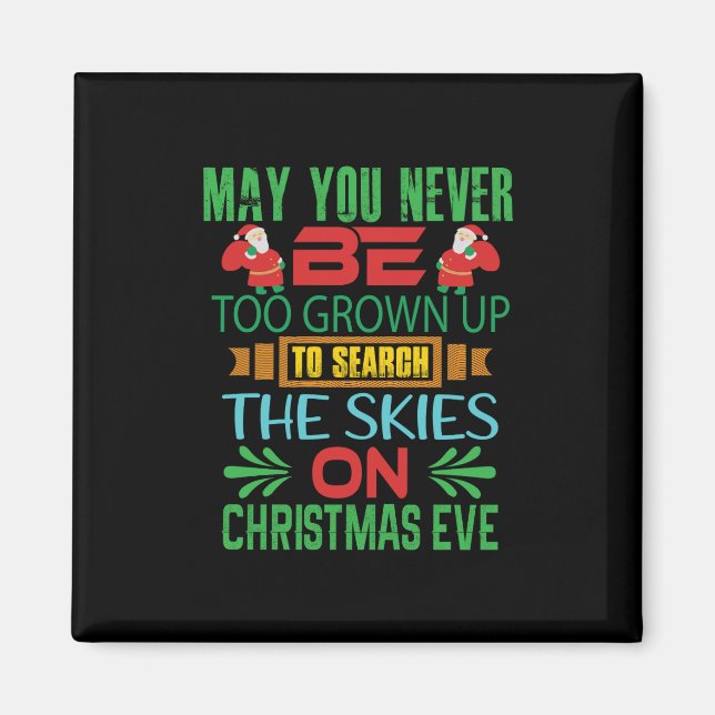 Imã Xmas Deu O Céu Na Véspera De Natal (Frente)