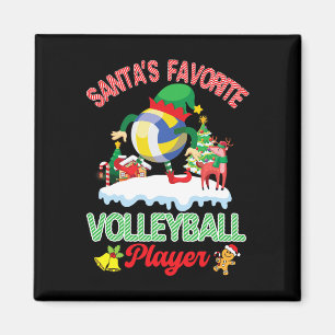 Imã Xmas Elf Jogando Em Papais noeis De Neve Favoritos